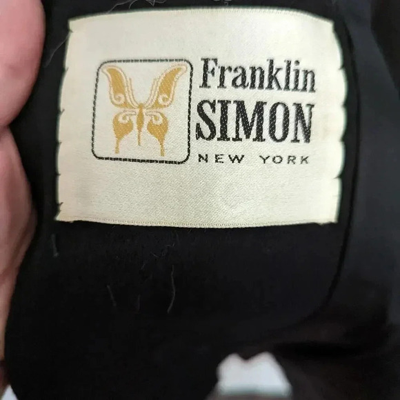 Vintage 50's/60's Franklin Simon New York Wool Dress Coat - Picture 2 of 7